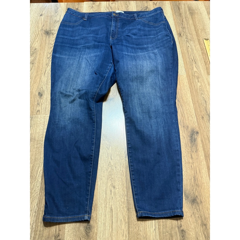 Henry & Belle Jeans Women's Size 42 Waist Blue Denim Skinny Legs High Rise